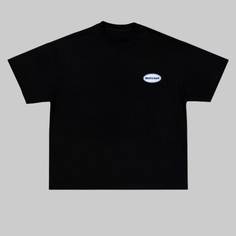 Midweight oversized t-shirt (black)