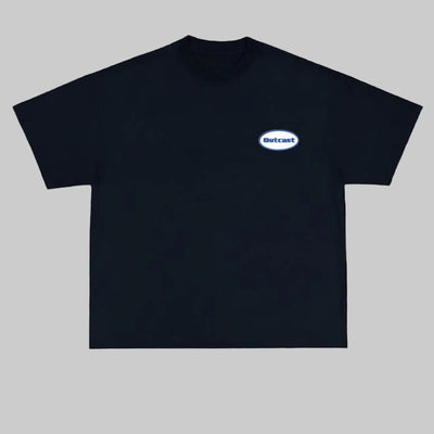 Midweight oversized t-shirt (navy blue)
