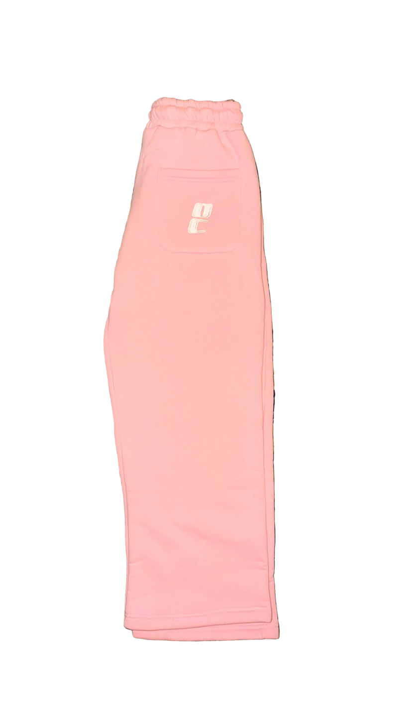 baggy open bottom sweatpants