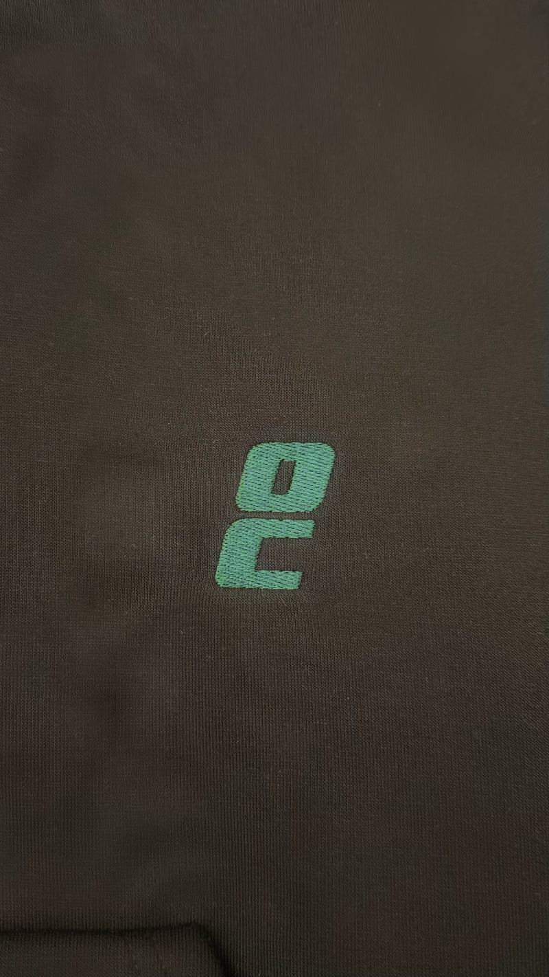 boxy fit basic fleece hoodie